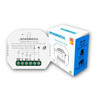Imagem de Interruptor Wifi Mini 2 Canais MS-104B Casa Inteligente Mini Automação Residencial Novadigital TUYA Compatível com Alexa e Google Home - BELLA NET