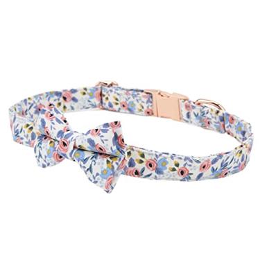Imagem de Coleira borboleta para animais de estimação, coleira de gravata borboleta para cães flexível para gatos (laço (flor quebrada), P)