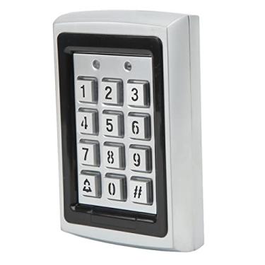 Imagem de Teclado de controle de acesso, senha Botões de liga de zinco Soft Backlight Teclado de entrada sem chave para residências escritórios fábrica