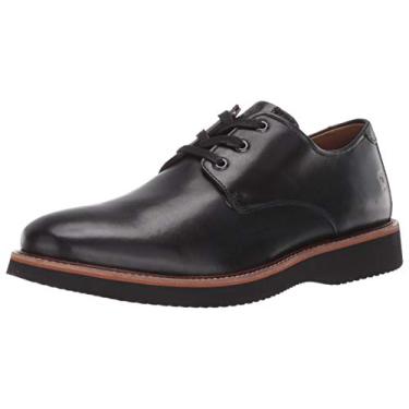 Imagem de Dunham Sapato Oxford masculino Clyde Plaintoe, Preto, 8.5 Wide