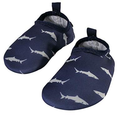 Imagem de Hudson Baby Unisex-Child Water Shoes for Sports, Yoga, Beach and Outdoors, Baby and Toddler Shark, 0-6 Months