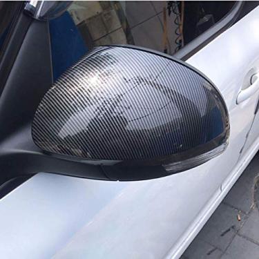 Imagem de ZKSMZS Cobertura do espelho retrovisor lateral automático, carcaça da tampa do espelho de asa, para VW Tiguan 2008 2009 2010 2011 2012 2013 2014 2015