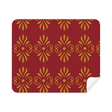 Imagem de Pano de limpeza Tailândia dourado vermelho decorativo pano de limpeza de tela 2 peças tecido de camurça