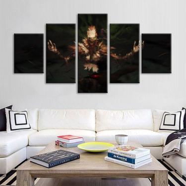 Imagem de Quadro Decorativos League of Legends com 5 peças 130x65 7