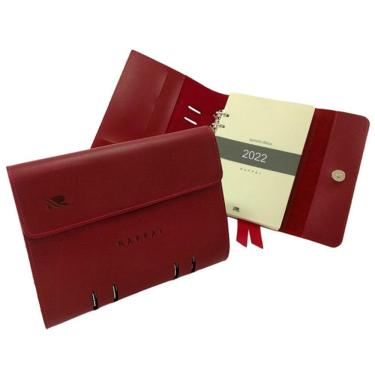 Imagem de Agenda Diária Raffai 2022 Personalizada Vermelho