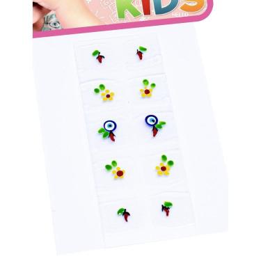 Imagem de Kit 50 Adesivos De Unha Kids Artesanal, Arte Sedução