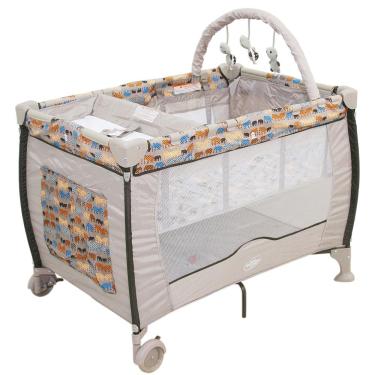 Imagem de Berço Desmontável Baby Style Plus 663508 - Elefante