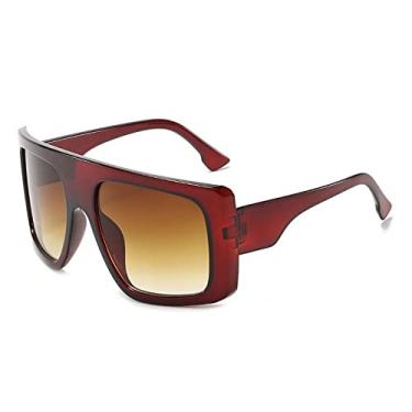 Imagem de Óculos de sol femininos quadrados de tamanho grande, moda vintage, óculos de sol grandes, óculos de sol masculinos, hip hop, tons gradientes, 20, china