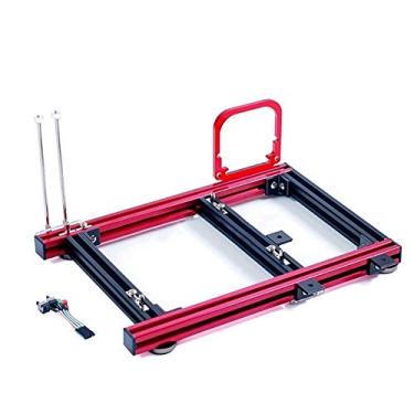 Imagem de Suporte de caixa de ar aberto Yoidesu Micro ATX, suporte de chassi de personalidade criativa MATX DIY, bancada de teste de estrutura aberta de liga de alumínio, rack de chassi de jogo de computador, kit faça você mesmo