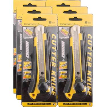 Imagem de KIT 12 Estilete Profissional com Lâmina 18mm e Autolock