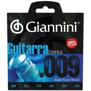 Imagem de Encordoamento Para Guitarra Geegst9 Super Leve 0.09 Giannini