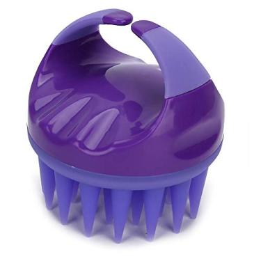 Imagem de Shampoo Brush, silicone 3 cores cabeça couro cabeludo massagem cabelo champô pente para cabelo profundamente limpo e massagem couro cabeludo (#1)