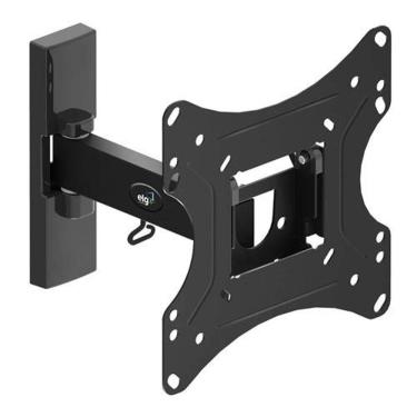 Imagem de Suporte de Parede Articulado para Monitor e TVs de 15   a 43   Preto - FULL 20 - ELG Pedestais
