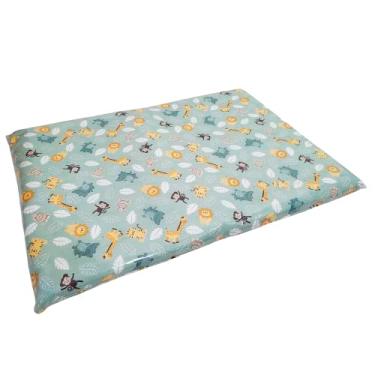 Imagem de Trocador De Cômoda Slim Plastificado Bebê Zoo Verde