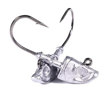 Imagem de Swimbait Jig Head Saltwater Flats Jig Head Isca Spin Head Jigs Cabeça de Peixe Realista Cabeça Jig Heads Pacote com 5 (1/113 g Jig Heads (pacote com 5))