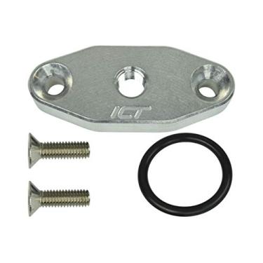 Imagem de ICT Billet Adaptador de porta de óleo LS 1/8" NPT Turbo Oil Feed Plate Turbocompressor Supply LS1 LSX LS3 LQ4 LQ9 LR4 LS6 L33 LS2 LH6 L92 L76 L98 L9H L20 L94 LZ1 L99 L96 LC8 L8 777 55571608