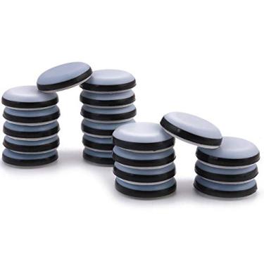 Imagem de Deslizadores adesivos de móveis de 0,9 cm - Cadeira Furnigear desliza PTFE Mover Slide em móveis e eletrodomésticos de cozinha Slider fácil e seguro - Melhores controles deslizantes de móveis para