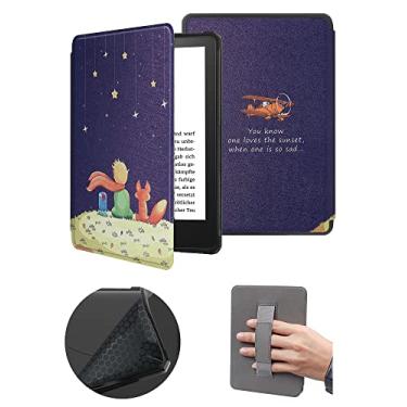 Imagem de Capa macia com alça de mão para a 11ª geração do Kindle lançado em 2022, capa à prova de quedas com função de despertar automático - não para a 11ª geração do Kindle Paperwhite
