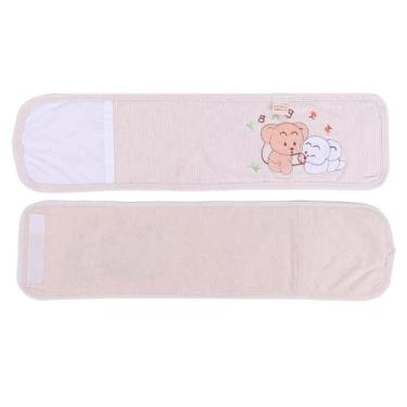 Imagem de Cinto de umbigo, cinto umbilical de bebê longa vida útil respirável seguro fino acabamento para proteção do gastrointestinal(Tamanho grande fino)