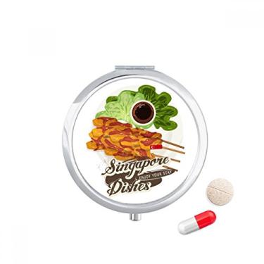 Imagem de Caixa de armazenamento de remédios tradicional Singapura Satay