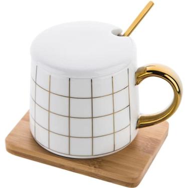 Imagem de PAYNAN Caneca de café de cerâmica criativa café da manhã leite xícara de chá utensílios de cozinha