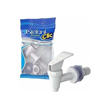 Imagem de Torneira para Filtro de Água Stéfani Clic Branca PVC