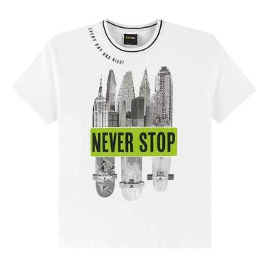Imagem de Camiseta Infantil Lemon Never Stop Menino