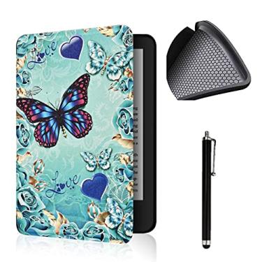 Imagem de enoxboo Capa apenas para Kindle de 11ª geração de 6 polegadas versão 2022 (modelo nº: C2V2L3), capa não adequada para Kindle Paperwhite 11, inclui uma caneta de tela sensível ao toque
