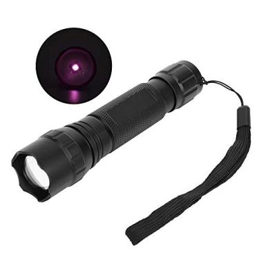 Imagem de Lanterna LED impermeável, tocha potente de visão noturna, pesca com zoom, caminhadas, camping para atividades ao ar livre (preto)