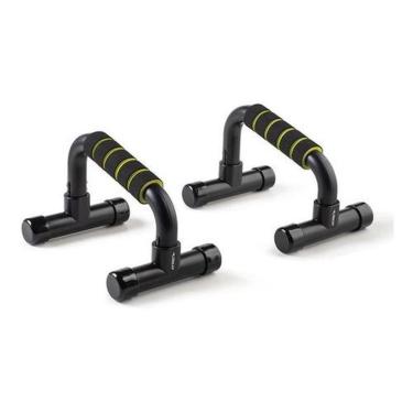 Imagem de Apoio Atrio Para Flexão Fitness Preto/neon Atrio - Es240-Unissex