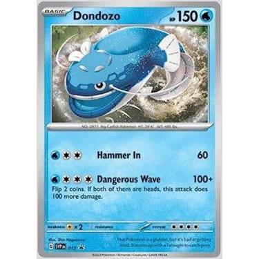 Imagem de Cartas Pokémon Blister Quádruplo Dondozo c/25 Cartas Copag