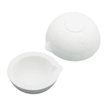 Imagem de (150g) - LTKJ 2pcs Quartzo de alta temperatura e quartzo silica cadinho de derretimento do prato fundicao em pote para ouro prata platina (150g)