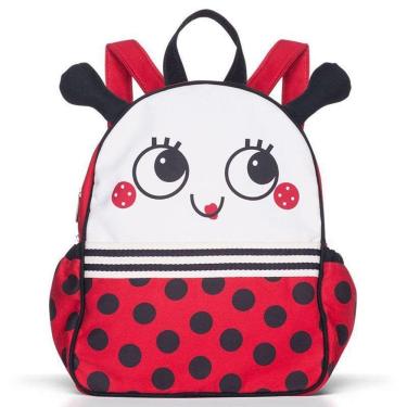 Imagem de Mochila Infantil Joaninha Classic for Bags Cor Vermelho
