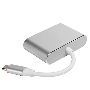 Imagem de Adaptador USB-C para VGA, Adaptador de Conversor de Vídeo VGA de Interface Multimídia Tipo C para HD, Plug and Play, Adequado para Computadores e Telefones Celulares Com