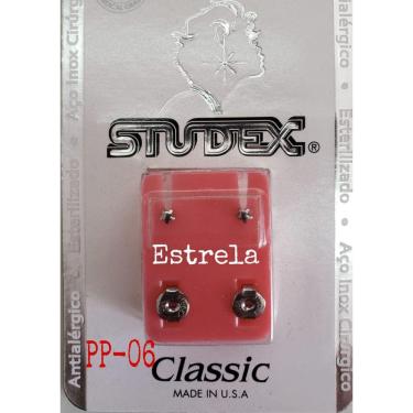Imagem de Brinco Studex Classic 2Mm Estrela Prata