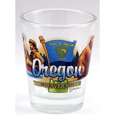 Imagem de Copo de dose Oregon Beaver State Elements