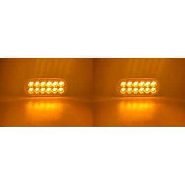 Imagem de Strobo Automotivo em Led Amarelo carros e Motos de segurança e guinchos