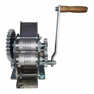 Imagem de Engenho de Cana Moedor Garapeira Manual 3 Moendas Inox Mod B60