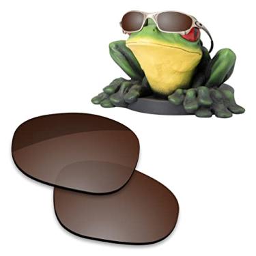 Imagem de Acefrog Kits de borracha para óculos de sol Oakley Juliet, lentes polarizadas revestidas com AR, lentes polarizadas – Bronze Flash