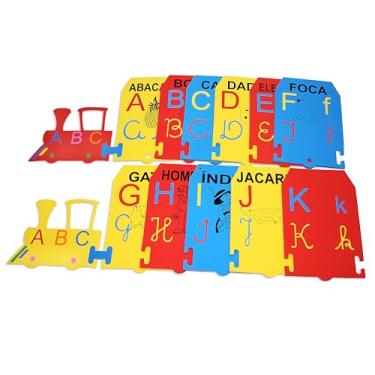 Imagem de Alfabeto Ilustrado de Parede EVA Carlu Brinquedos
