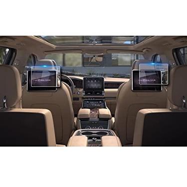 Imagem de LFOTPP 2023 Protetor de tela Navigator assento traseiro TV protetor de tela de vidro 25,5 cm para 2018-2022 2023 Navigator sistema de entretenimento no banco traseiro encosto de cabeça TV