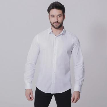 Imagem de Kit 3 Camisas Polo Live Slim Fit Classic Algodão Branca/Marinho/Rosa