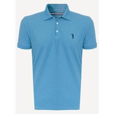 Imagem de Camisa Polo Aleatory Piquet Light Azul Claro-Masculino