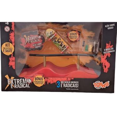 Imagem de Pista - Manobra Skate Radical - Rampa Com Corrimao Curvo TOYNG