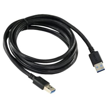 Imagem de CABO DE DADOS USB A 3.0 MACHO PARA USB A 3.0 MACHO 28AWG PURO COBRE 2 METROS - PUAM3-2 - PCYES