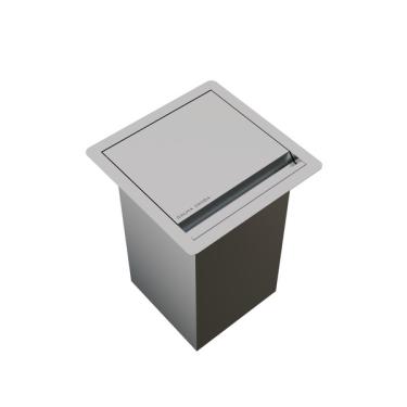 Imagem de Lixeira Embutir Quadratta Kitchen At 2020 3 9l Calha Umida