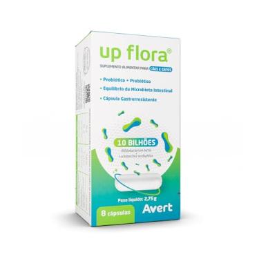 Imagem de Up Flora Probiótico Suplemento Cão E Gato 8 Cápsulas Avert