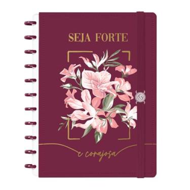Imagem de Caderno de Disco Inteligente G Opulence Seja Forte Marsala