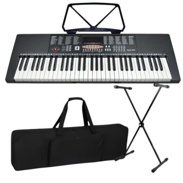 Imagem de Kit Teclado Musical Iniciante Estudante 5/8 Bravo Bp100 + Capa Suporte