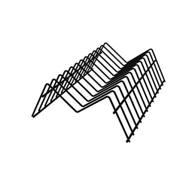 Imagem de Dicarlo Suporte para Pratos Vertical Elegance Preto Aço Carbono